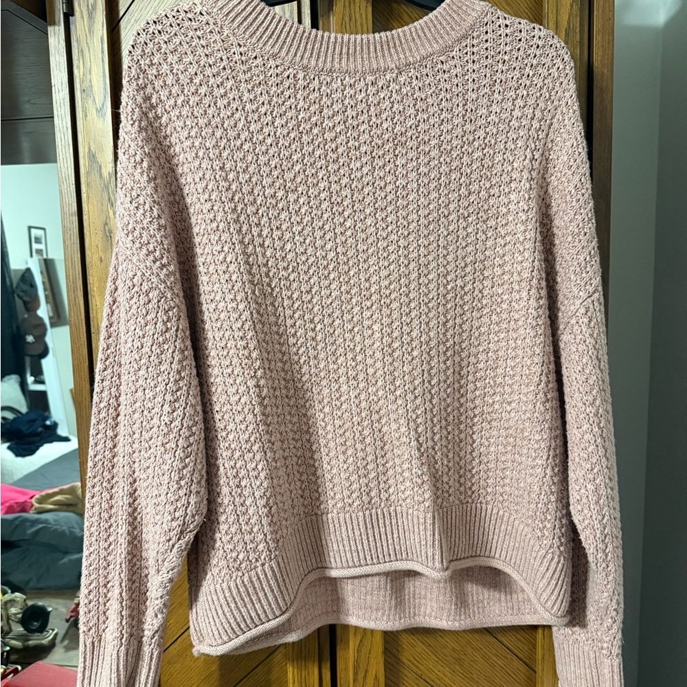 Women's Pink Knit Sweater